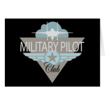 Military Pilot Club Cards