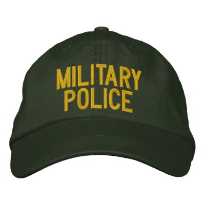 MILITARY POLICE EMBROIDERED BASEBALL CAP