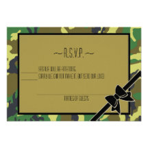 Military Send Off Party-RSVP Custom Invites