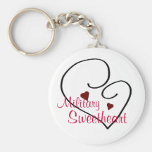 Military Sweetheart Keychain