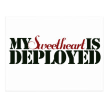 Military Sweetheart Postcard