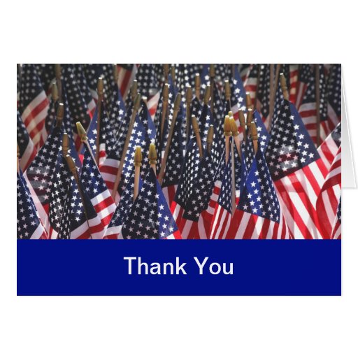 Military Thank You Cards
