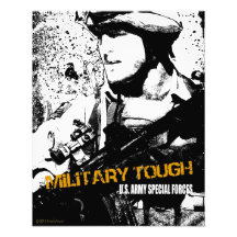Military Tough Photo Print