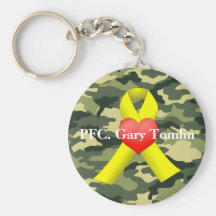 Military War Veteran Keychain