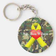 Military War Veteran Keychain