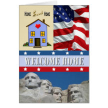 Military Welcome Home Card