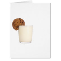 milk and cookies cards