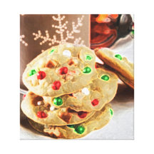 MILK & COOKIES STRETCHED CANVAS PRINT