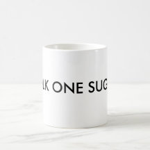 MILK ONE SUGAR MUGS