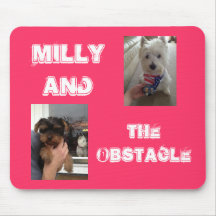 Milly and Frankie Mousepad