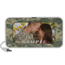 Miltary Camouflage Custom Personalised Photo Travelling Speakers