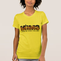 MIMS Apparel -  This is Why I'm Hot Logo - White t-shirts