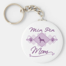 Min Pin Mum Keychain