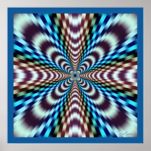 Mind-Boggling Vibrations Optical Illusion Posters