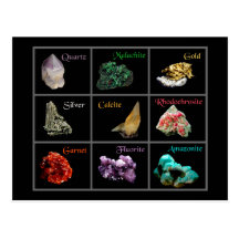 Mineral Collection Postcard