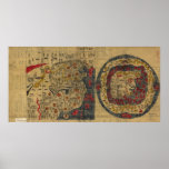 Ming Empire Map of China and the World 1800? Posters