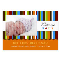 Mini Birth Announcement Cards Business Card Templates