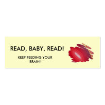 Mini Book Marker - Blaze Read Baby Read Business Card
