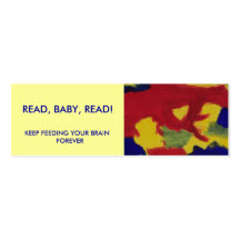 MINI BOOK MARKER -  READ, BABY, READ! BUSINESS CARDS