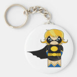 Mini Evil Girl Hero Key Chain