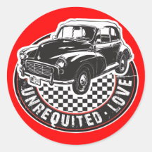 Mini Morris Round Sticker