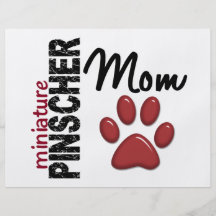 Miniature Pinscher Mum 2 Custom Flyer