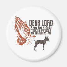 Miniature Pinscher Refrigerator Magnet
