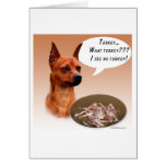 Miniature Pinscher Turkey Card