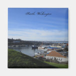 Miniaturised Seattle! Fridge Magnet