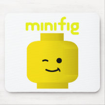 MINIFIG HEAD MOUSE MAT