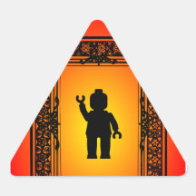 Minifig Parisian Wave by Customise My Minifig Sticker