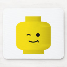 Minifig Winking Head Mousemats
