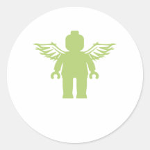 MINIFIG WITH ANGEL WINGS by CUSTOMIZE MY MINIFIG Stickers
