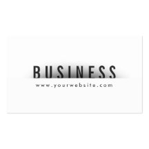 Minimal Bold Swim Instructor Business Card