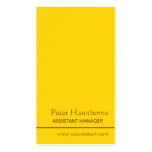 Minimal Gold Minimalist Custom Business Card