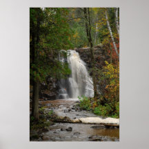 Minnesota waterfall poster