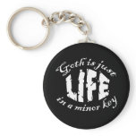 Minor Key 1 Goth Keychain keychains