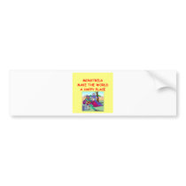 minstrel bumper stickers