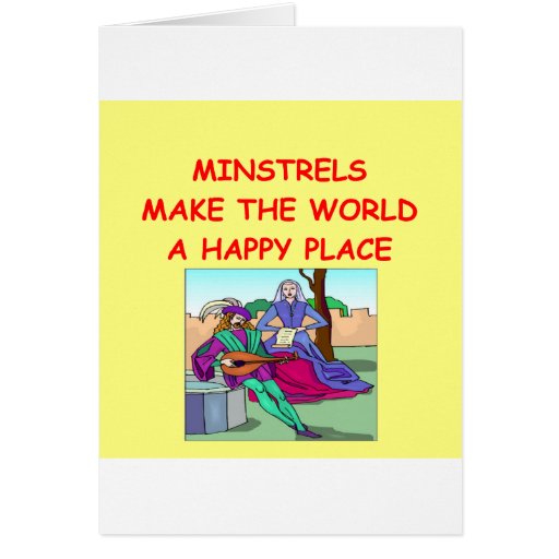 minstrel cards