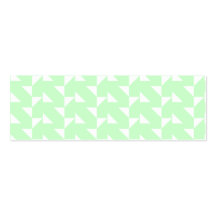 Mint Green Geometric Abstract Pattern. Business Card Templates