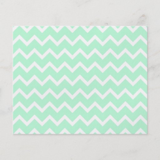 Mint Green Zigzag Stripes. Flyers
