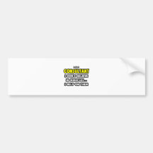 Miracles and Consultants ... Funny Bumper Sticker