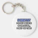 Miracles and Scientists Key Chain