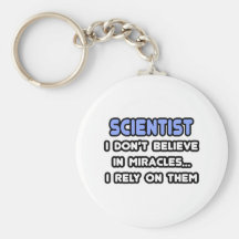 Miracles and Scientists Key Chain