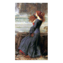 Miranda - The Tempest - John William Waterhouse Business Cards
