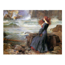 Miranda - The Tempest - John William Waterhouse Postcards
