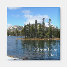 Mirror Lake Refrigerator Magnets