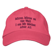 Mirror, Mirror Embroidered Hat