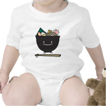 Miso Ramen Happy Bowl Baby Bodysuits