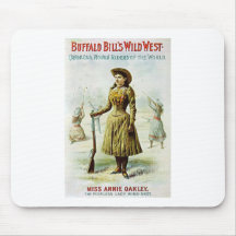 Miss Annie Oakley Mouse Pads